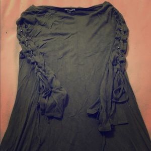 Express quarter sleeve dress